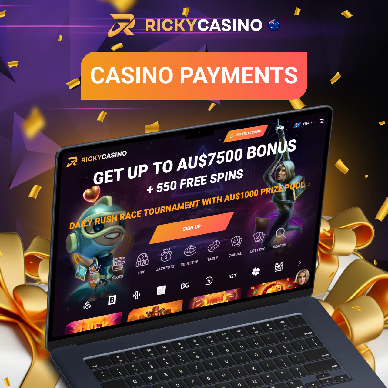 Ricky Casino Welcome Bonus