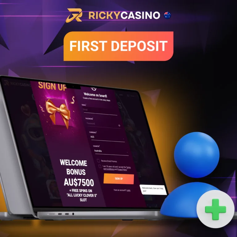 How to Make First Deposit at Ricky Casino