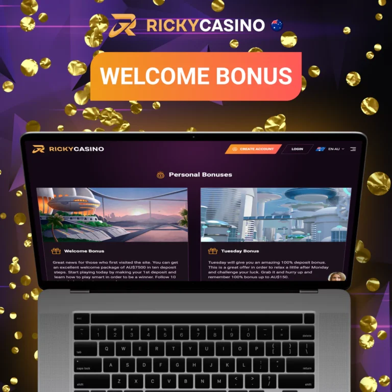 RickyCasino Welcome Bonus for New Users