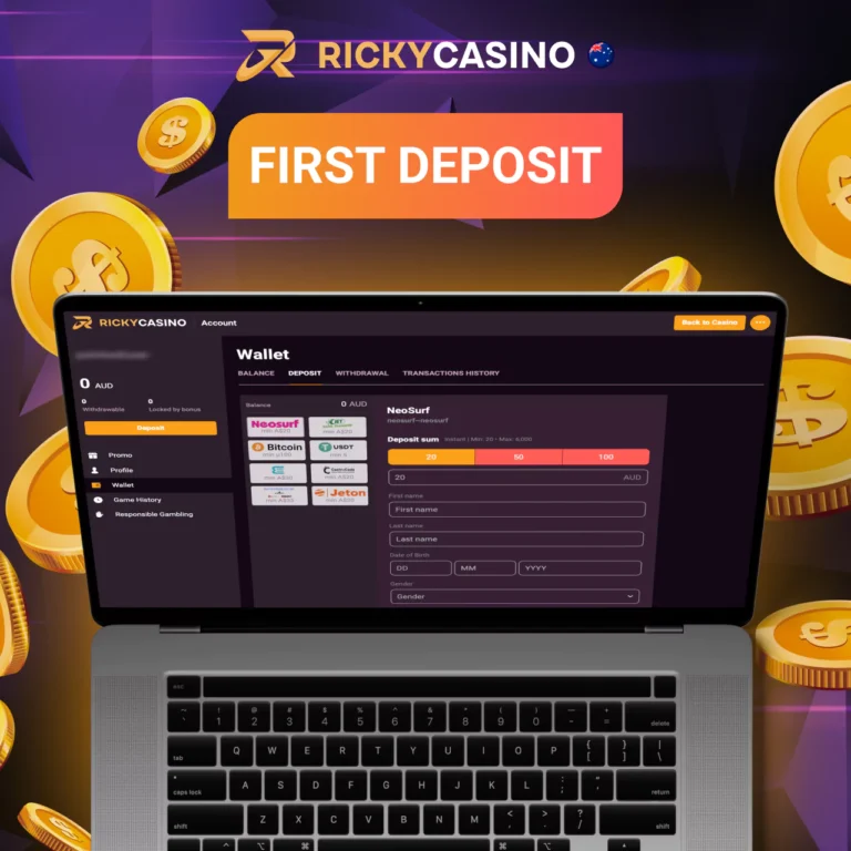 Ricky Casino First Deposit